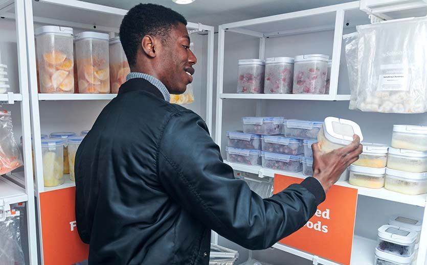 Sainsbury’s erste „begehbare Tiefkühltruhe“ ist eröffnet