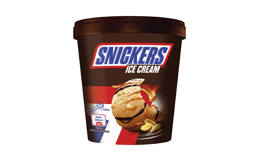 Snickers Ice Cream Becher / Mars Wrigley 