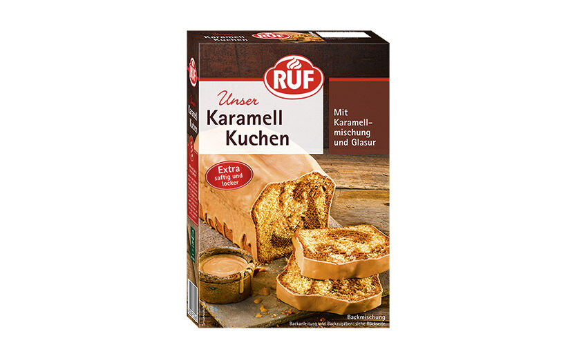Ruf Kuchenbackmischungen Karamell Kuchen / RUF Lebensmittelwerk 