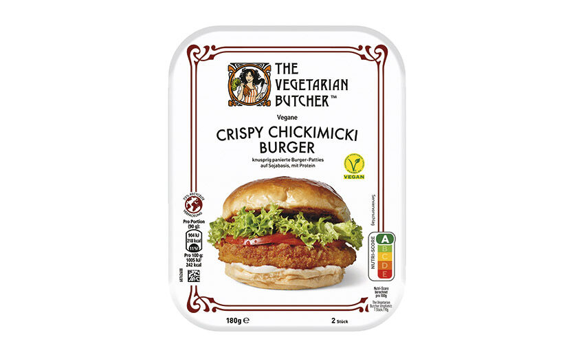 Artikelbild The Vegetarian Butcher Crispy Chickimicki Burger / Unilever 