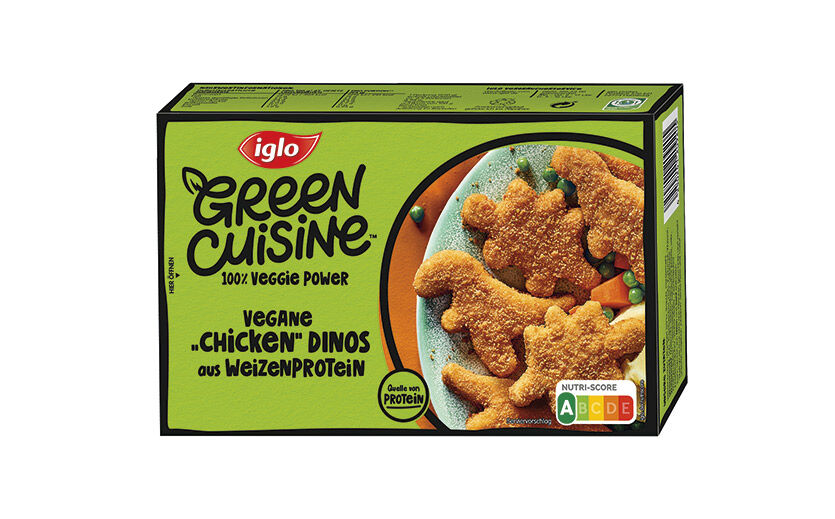 Artikelbild zu Artikel Iglo Green Cuisine „Chicken“ Dinos / Iglo 