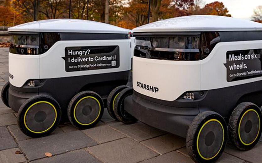 Artikelbild Starship liefert Lebensmittel an Ball State University