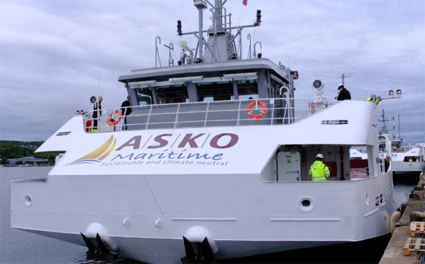 Asko testet autonome Schiffslieferung