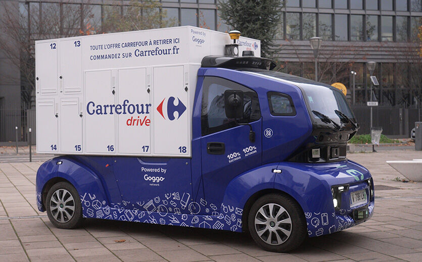 Carrefour testet autonome Lieferung