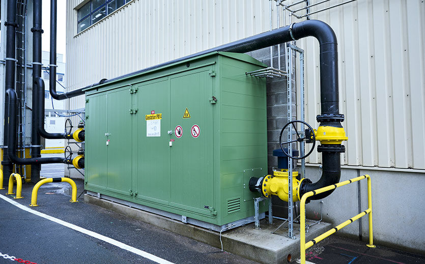 Essity investiert in Mainz: Eine Wasserstoffmischstation steigert die Energieeffizienz.