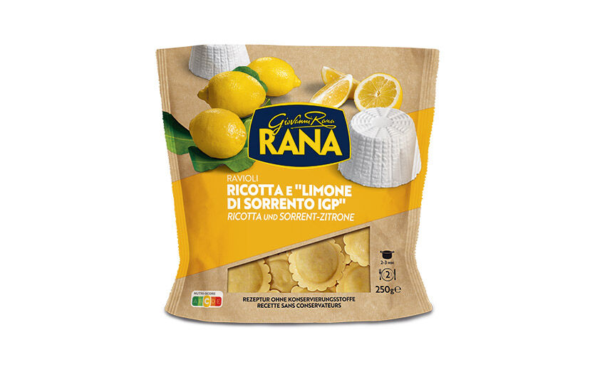 Giovanni Rana Ravioli Ricotta e „Limone di Sorrento IGP“ / Giovanni Rana