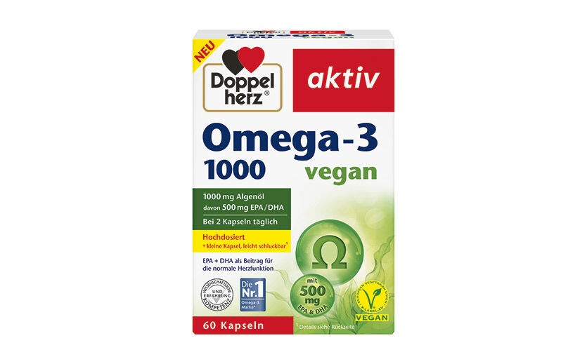 Doppelherz Omega-3 1000 vegan / Queisser Pharma