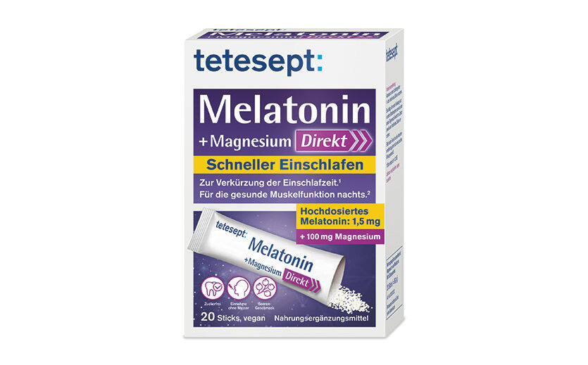 Artikelbild Tetesept Melatonin und  Magnesium / Merz Consumer Care
