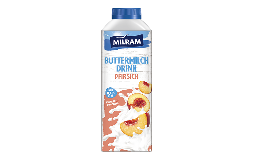Artikelbild zu Artikel Milram Buttermilch Drink Pfirsich / DMK