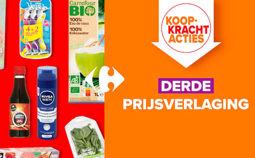 Artikelbild Carrefour senkt zum dritten Mal die Preise