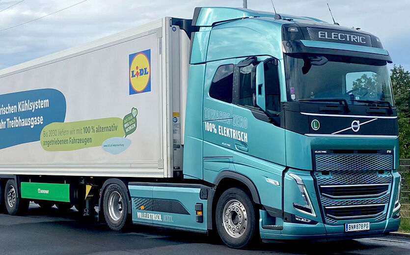 Artikelbild Lidl testet weiteren E-Lkw