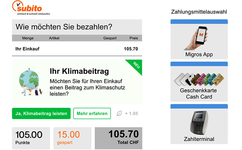 Artikelbild Migros-Kunden sollen Klima schützen