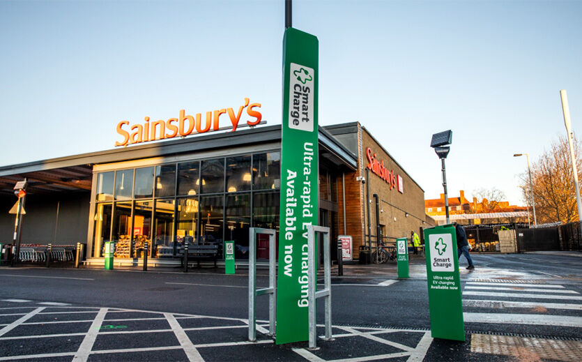 Artikelbild Sainsbury’s baut superschnelle Ladestationen