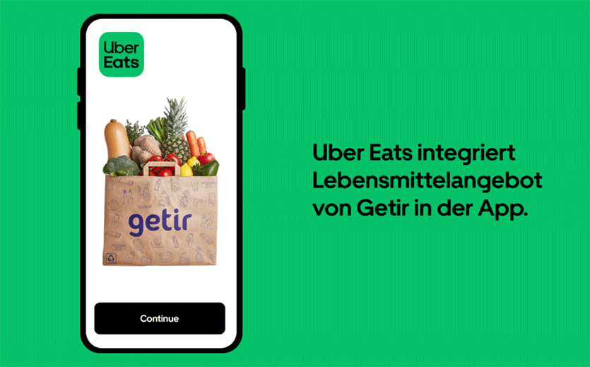 Artikelbild Getir und Uber Eats starten Partnerschaft