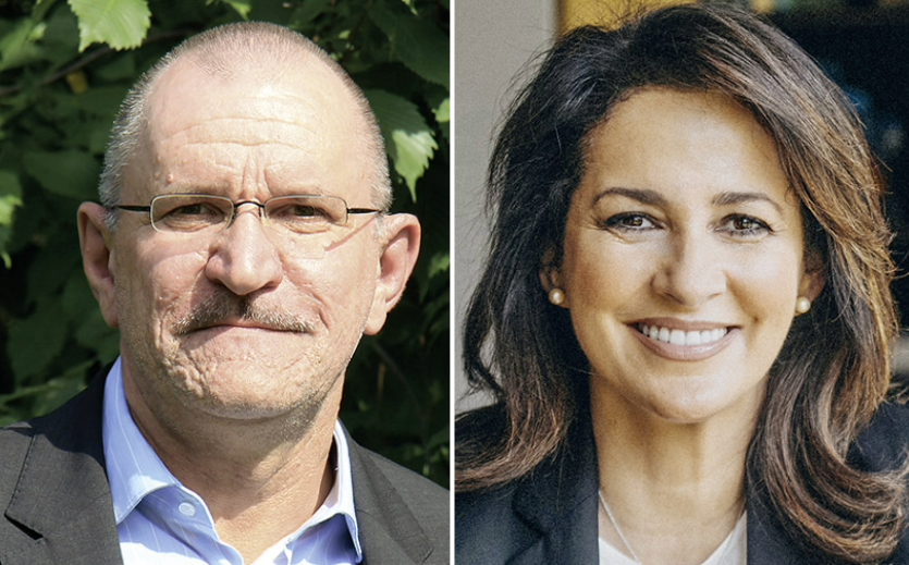 Portraits als Collage von Henrik Wendorff und Michaela Kaniber