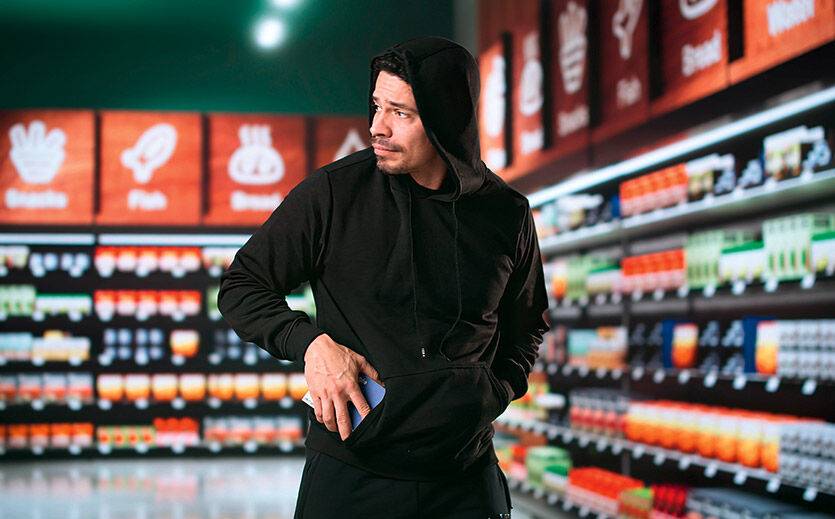 Ladendiebstahl im Supermarkt