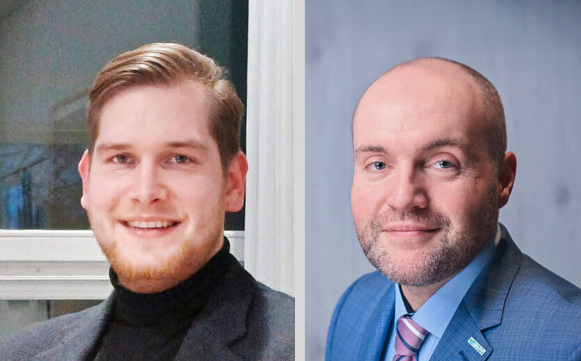 Lukas Handelshauser und Daniel Pleger