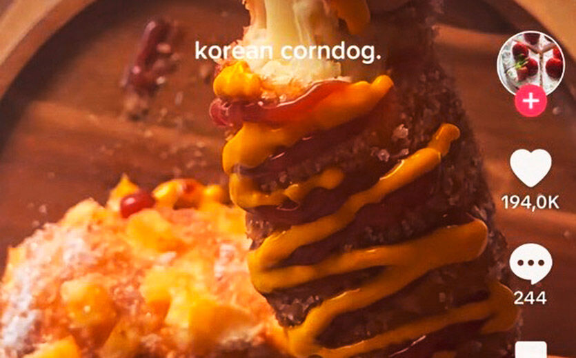 koreanisches Essen auf Tiktok