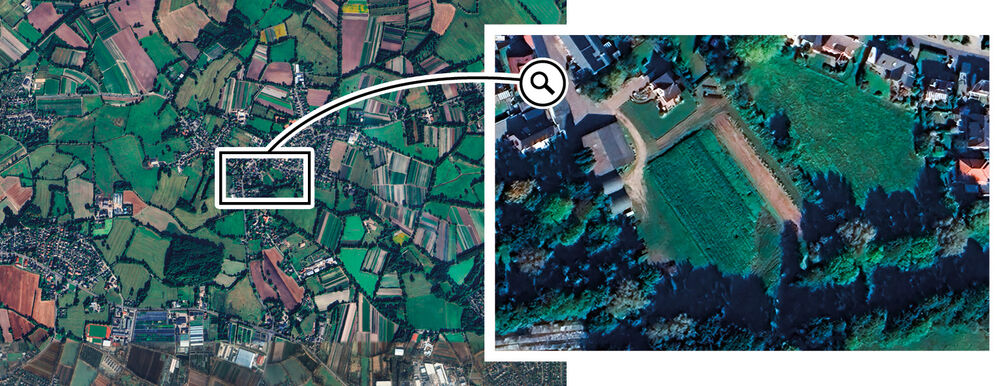 Ellerbek Satellitenaufnahme