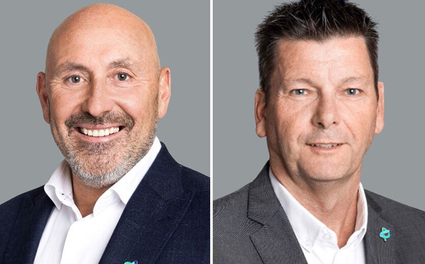 Pure Dairy ernennt zwei neue Vertriebschefs: Tim Bonaguro (links) und Lee Shipley (rechts).