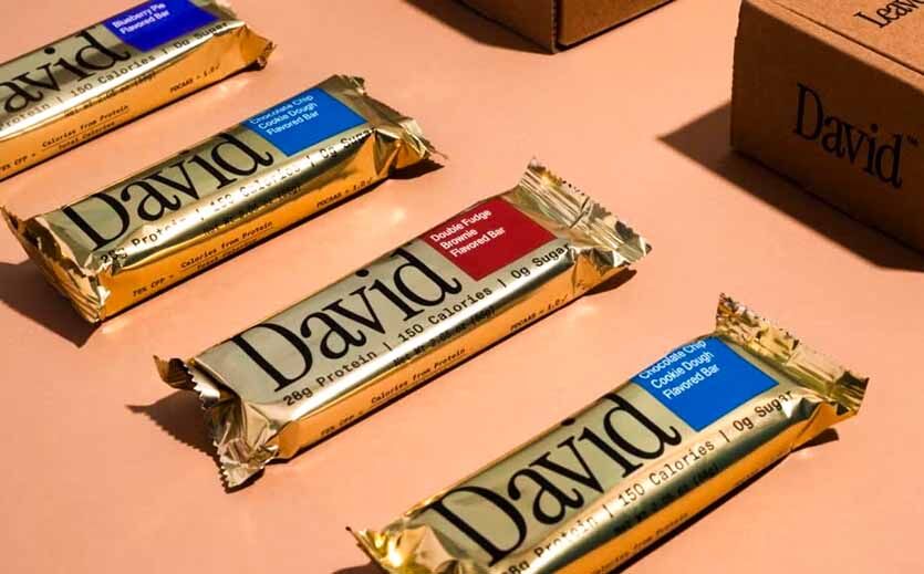 Proteinriegel-Start-up David sammelt 75 Millionen Dollar ein: Protein Riegel von David.