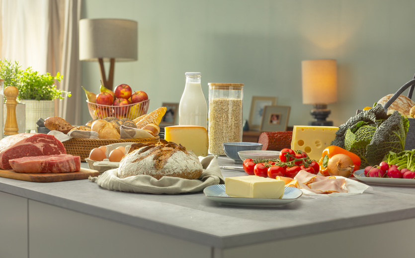 Bio-Lebensmittel in Österreich legen deutlich zu: Ein gedeckter Frühstückstisch mit Bio-Produkten.