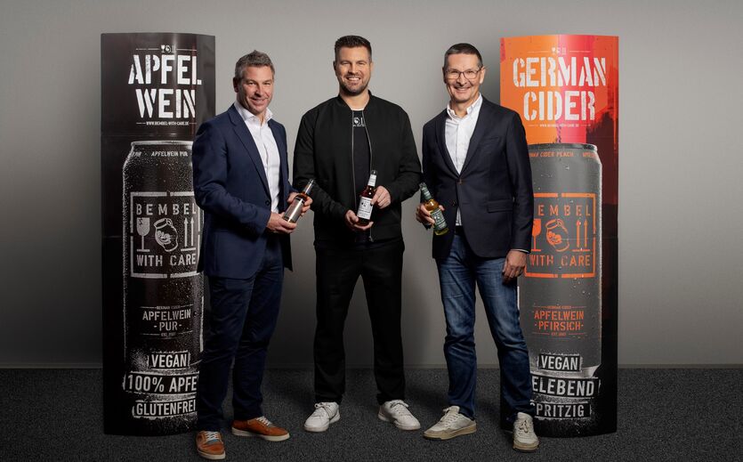 Artikelbild zu Artikel Apfelwein-Produzent Bembel-with-Care kooperiert mit Bitburger