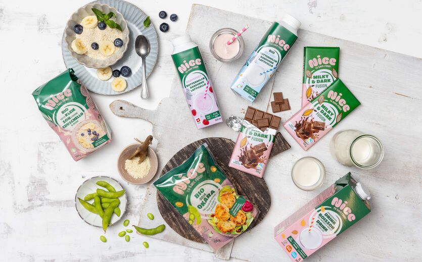 Coop verwertet Lebensmittel-Nebenprodukte in neuer Eigenmarke: Die Produktrange von Nice to save food.