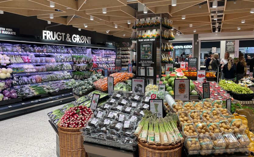 Dänischer Händler Dagrofa tritt EMD Retail Group bei: Eine Obst-und Gemüseabteilung in einem Dagrofa-Geschäft.