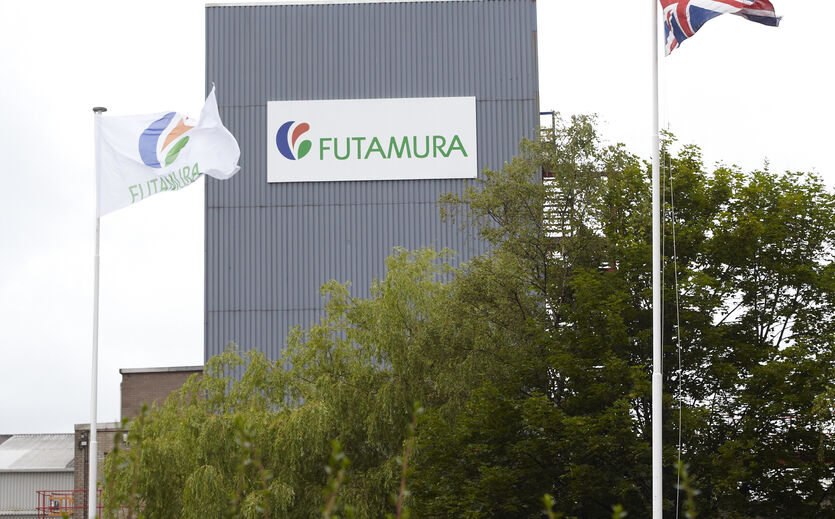 Futamura investiert 15 Millionen Pfund in britischen Standort: Außenansicht der Futamura Fabrik in Großbritannien.