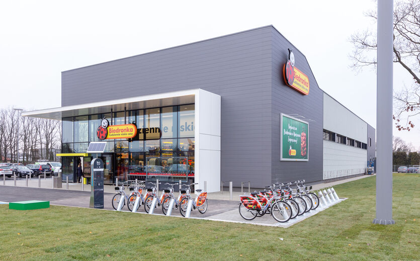 Außenansicht einer Bierdonka Filiale