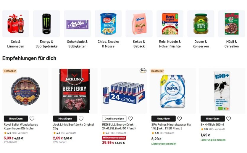 Rewe-Tochter Lekkerland beliefert Joybuy