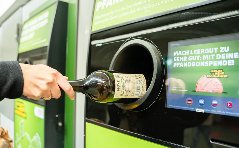 Artikelbild zu Artikel Kaufland führt Weinflaschen mit Pfand ein
