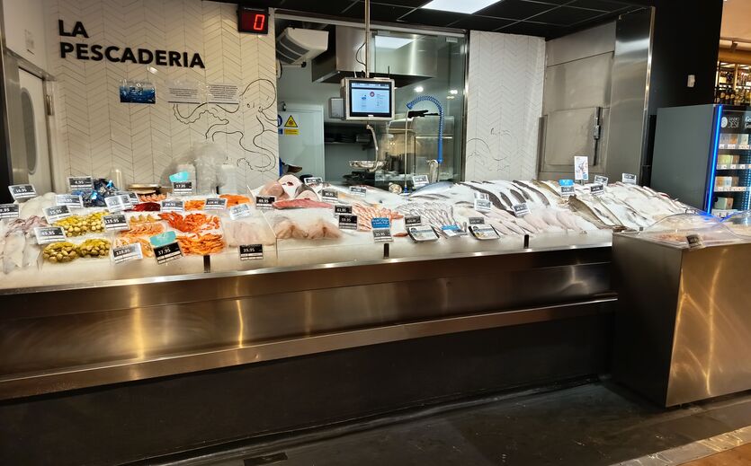 Ein Muss in jedem Sánchez Romero: Frischer Fisch auf Eis.