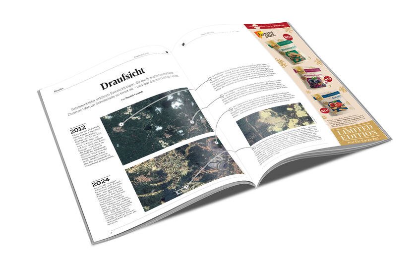 In der neuen Rubrik ‚Draufsicht‘ erklären Satellitenbilder Entwicklungen, die die Branche beschäftigen.