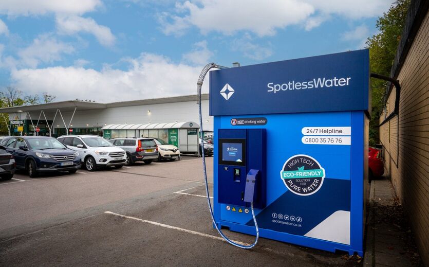 Spotless Water installiert Reinwasser-Stationen bei Morrisons