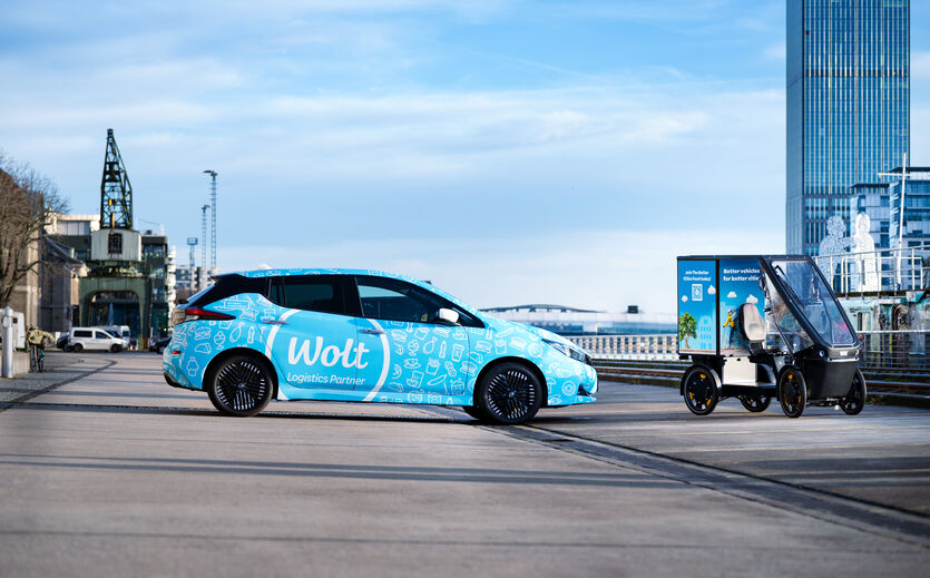 Artikelbild zu Artikel Wolt setzt 40 neue E-Fahrzeuge in deutschen Städten ein
