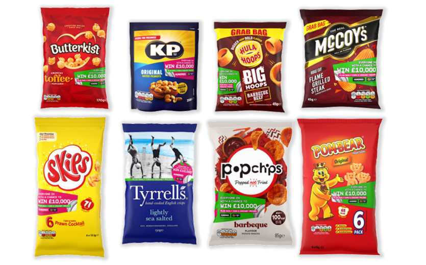 Verschiedene Snacktüten von KP Snacks