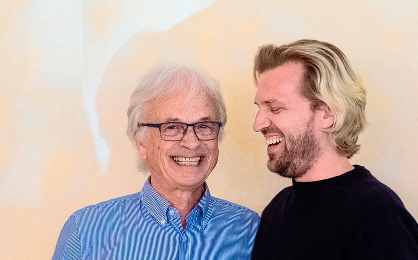 Volker Krause, Gründer der Bohlsener Mühle, steht Tillman Schulz weiter beratend zur Seite.