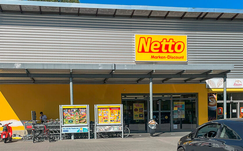 Artikelbild Netto in Zwingenberg mit Licht und Schatten