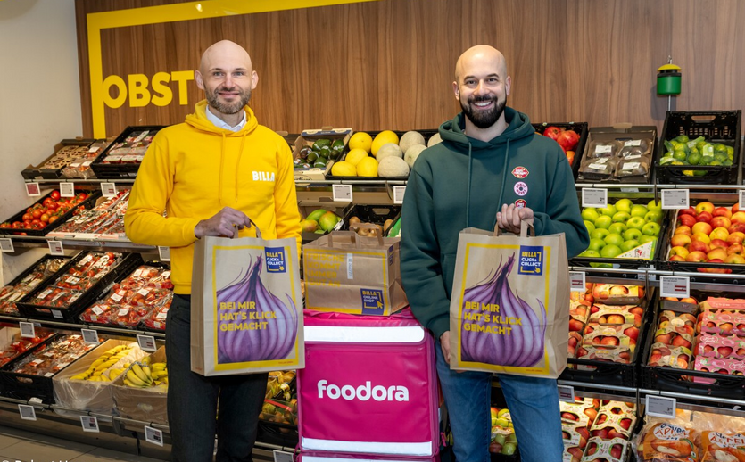 Billa und Foodora starten gemeinsamen Lieferstandort in Wien