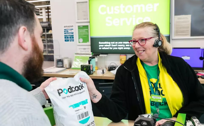 Asda baut Rückgabesystem für Kaffeekapseln deutlich aus