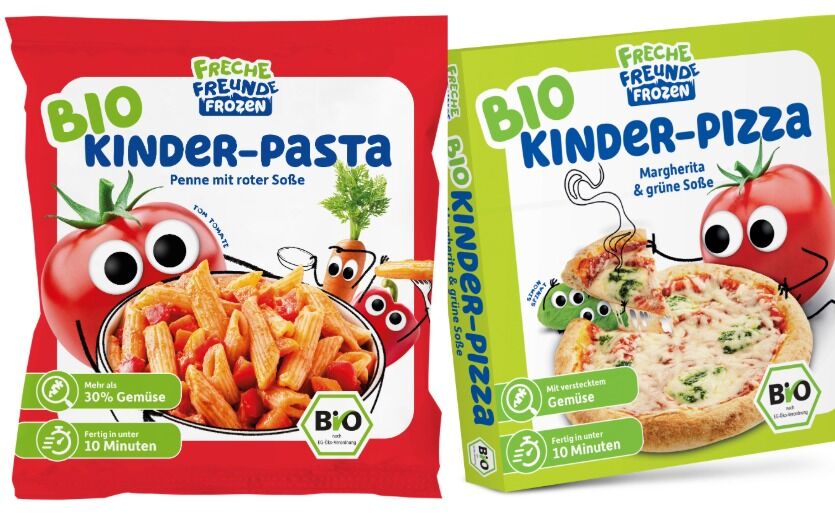 Artikelbild zu Artikel Erdbär startet mit Bio-Tiefkühlgerichten für Kinder