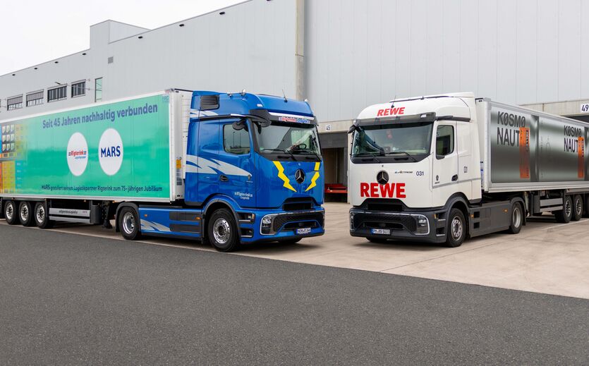 Artikelbild zu Artikel Mars und Rewe elektrifizieren Transportkorridor komplett