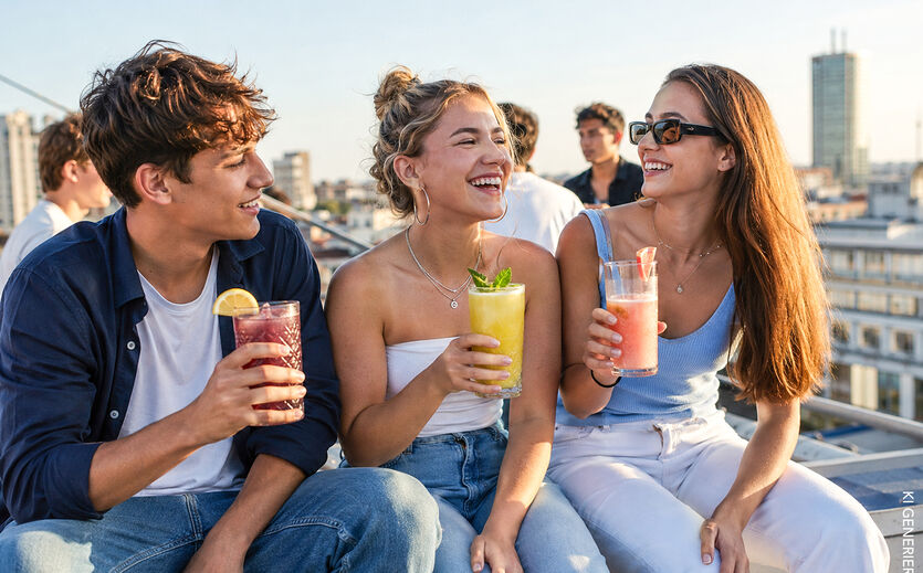 Artikelbild zu Artikel Jeder vierte junge Mensch trinkt regelmäßig Mocktails