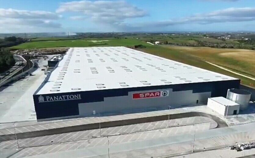 Logistikzentrum von Spar im Panattoni Park Santarém in Portugal.
