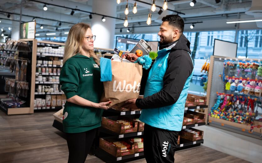 Artikelbild Fressnapf liefert über Wolt jetzt in 17 deutschen Städten