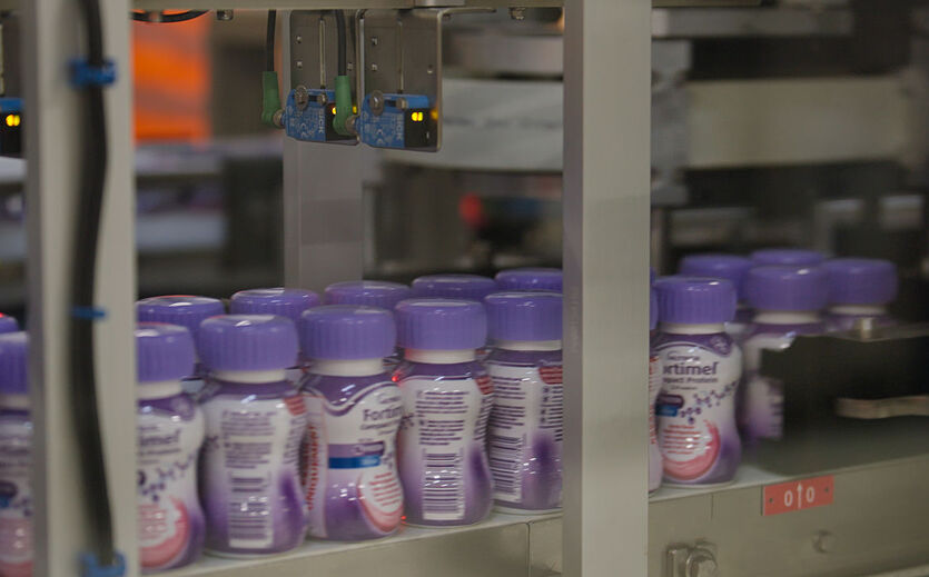Danone nimmt Produktionslinie für medizinische Nahrung in Betrieb