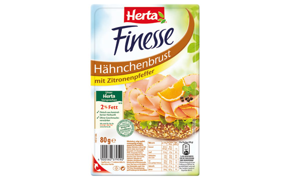 Herta Finesse Hähnchenbrust mit Zitronenpfeffer / Herta