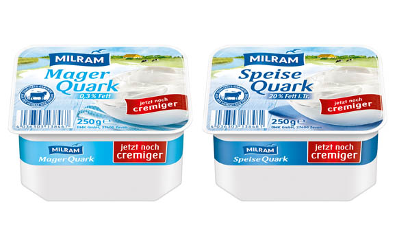 Milram Natur Quark jetzt noch cremiger / DMK